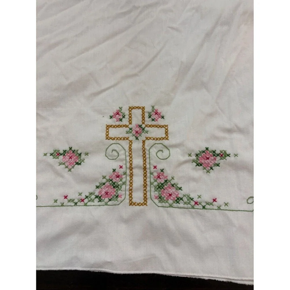 Handmade white cross